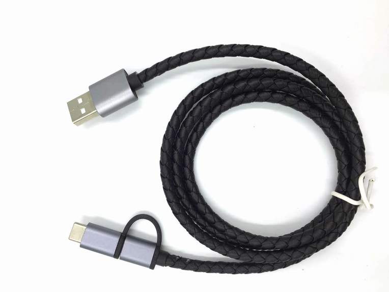 宏浩達(dá)二合一數(shù)據(jù)線，安卓micro USB/type-c兩用數(shù)據(jù)線