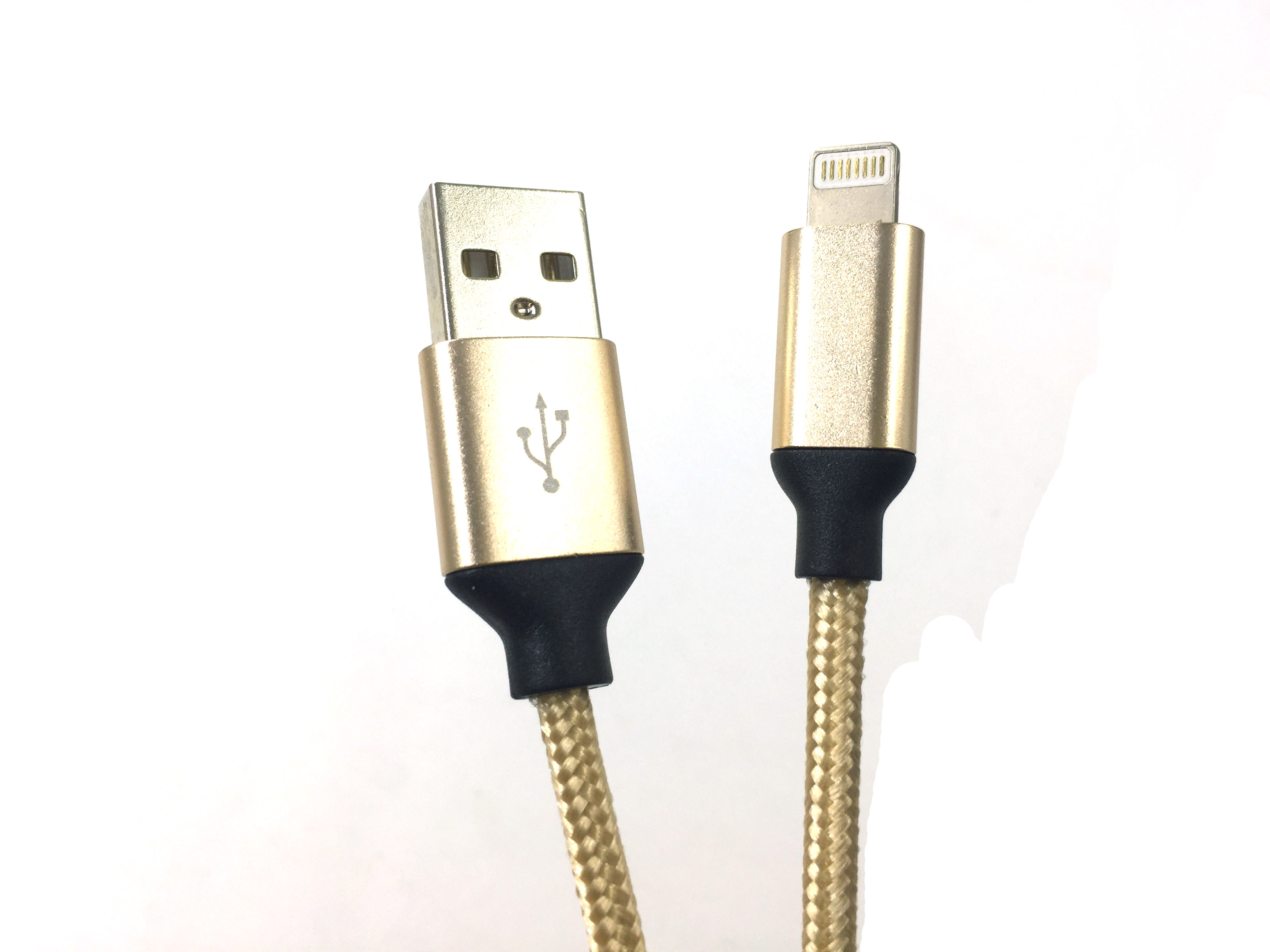 宏浩達(dá)蘋果數(shù)據(jù)線，lightning手機(jī)數(shù)據(jù)線iPhone通用，鋁合金+尼龍編織