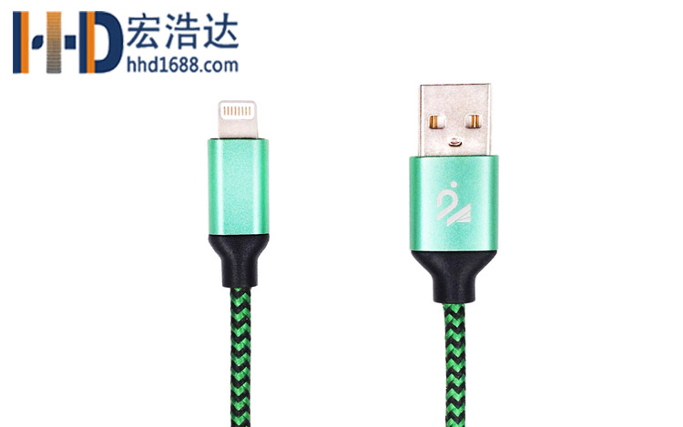 宏浩達廠家直銷蘋果8手機充電數(shù)據(jù)線蘋果lightning數(shù)據(jù)線廠專業(yè)定制